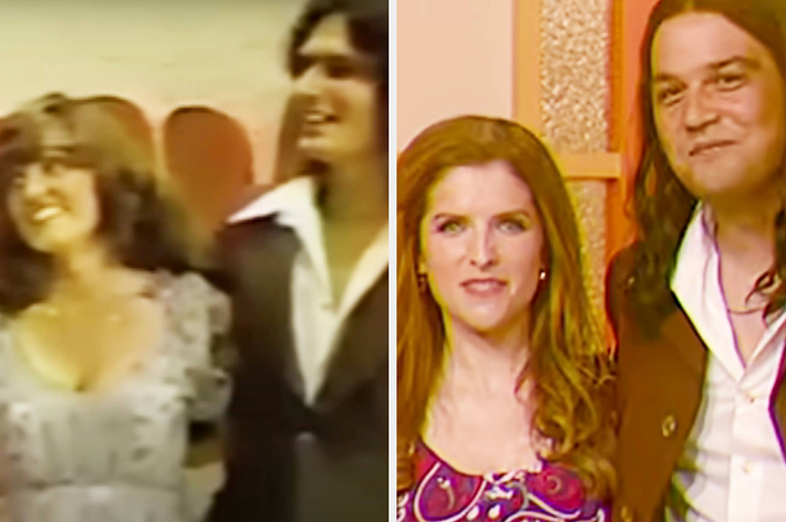 Rodney Alcala on The Dating Game vs. Anna Kendrick in a scene depicting the moment in "Woman of the Hour"