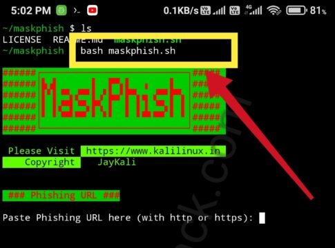 How to install maskphish tool in termux