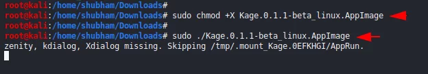 Kage Graphical User Interface for Metasploit
