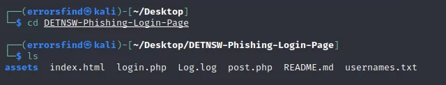 DETNSW Phishing Login Page
