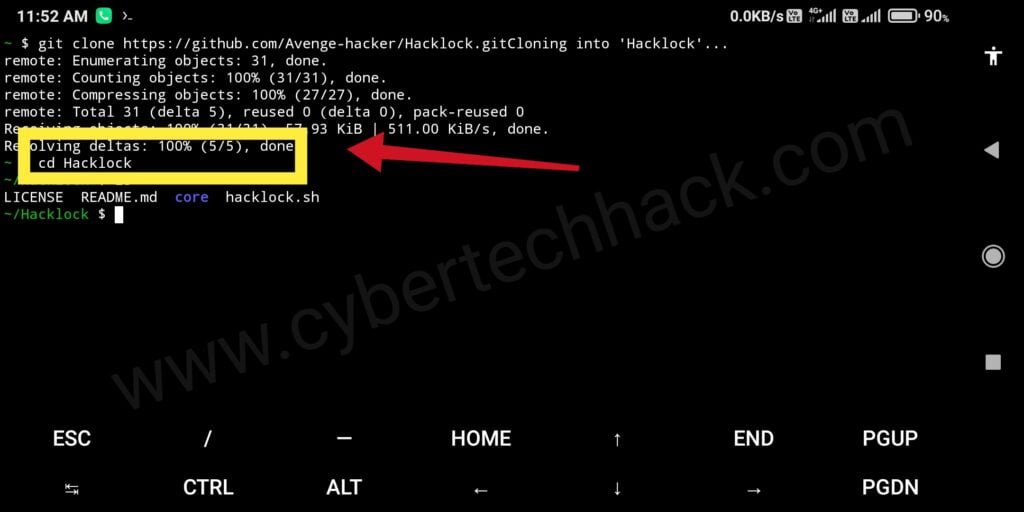 Hacklock – Hack Android pattern password