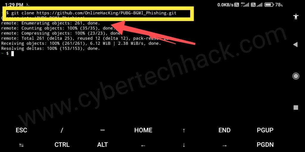 How to Install and Use PUBG BGMI Phishing Tool