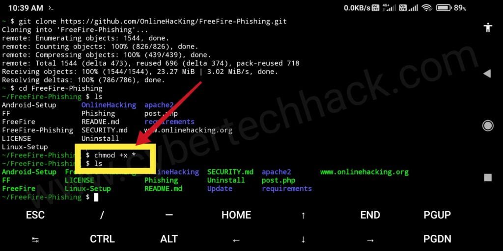 How to Install and Use FreeFire Phishing Tool on Termux