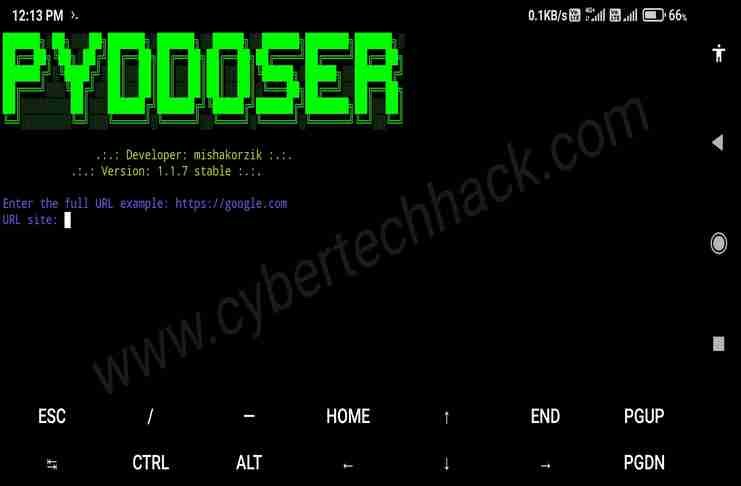 How to Install py-ddoser on Termux