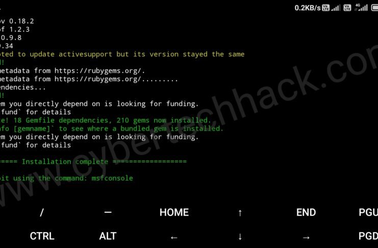 How to install metasploit in termux