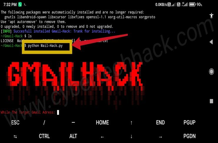 Gmail-Hack the new brute force tool