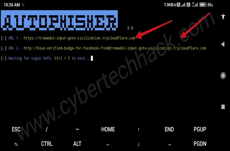 Autophisher – automated phishing toolkit